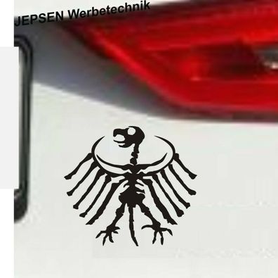 Autoaufkleber Bundesadler Bone Deutschland Aufkleber 10cm Sticker S006 - JDM OEM