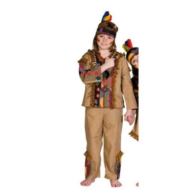 Jungen-Indianer-Kostüm "Navajo" - Größe: 164