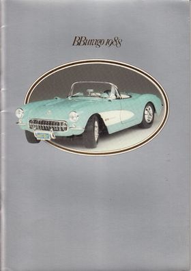Burago Katalog 1988