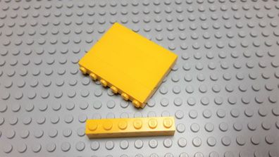 Lego 5 Basic Steine 1x6x1 Gelb 3009 Set 4176 7900 127 7710