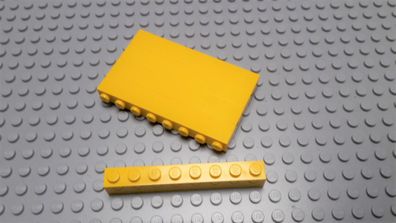 Lego 5 Basic Steine 1x8x1 Gelb 3008 Set 372 40154 951 375