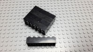 Lego 5 Basic Steine 2x6 hoch schwarz 2456 Legos haben Kratzer