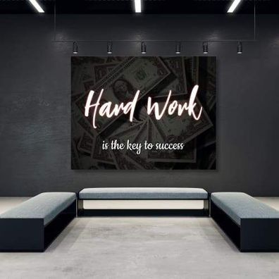 Leinwandbild | Motivation | XXL Deko für dein Home Office | Wandbild | 5 Grössen