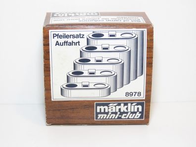 Märklin mini-club 8978 - Pfeiler-Satz Auffahrt - 1:220 - Originalverpackung