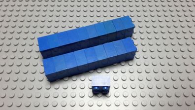 Lego 20 Basic Steine 2x2 hoch Blau 3003 Legos haben Kratzer