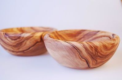 Schale Holzschale - Olivenholz Tapasschale Dipsschale Schälchen Schüssel Holz
