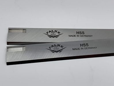 6 Stück Metabo Elektra Beckum HSS Hobelmesser HC 410 410x25x3mm 2 Einstellnuten