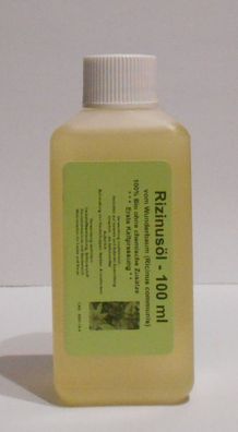 100 ml Rizinusöl vom Wunderbaum (Ricinus communis)