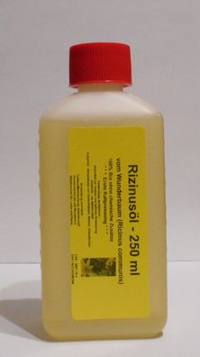 250 ml Rizinusöl vom Wunderbaum (Ricinus communis)