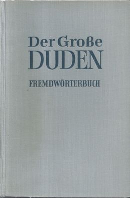 Der Große Duden Band 5 Fremdwörterbuch (1960) Bibliographisches Institut