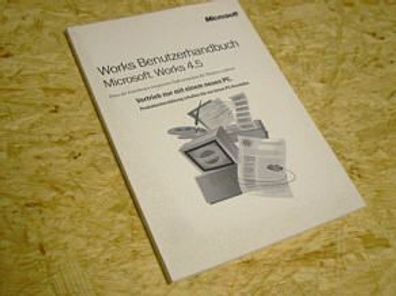 Buch Benutzerhandbuch Microsoft MS Works 4.5