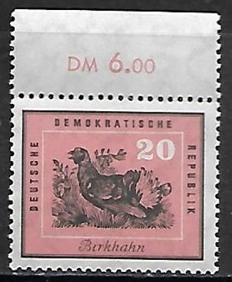 DDR postfrisch Michel-Nummer 701 Oberrandstück