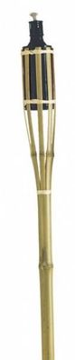 gartenfackel 60 cm Bambus hellbraun