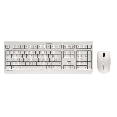 Cherry DW 3000 Funk Tastatur - Maus - Set QWERTZ Windows Mac Weiß