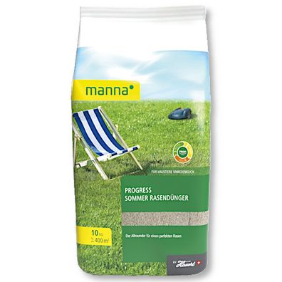 Manna Progress Sommerrasendünger 10 kg Sommerdünger Rasendünger Sommer Profi