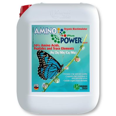 HuminTech AMINO POWER Plus Liquid 10 l Organische Biostimulanz Spurennährstoffe