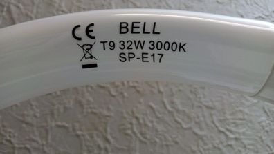 Starter + CE BELL T9 32w 3000K SP-E17 Ring-Lampe 30 cm breit AussenDurchmesser