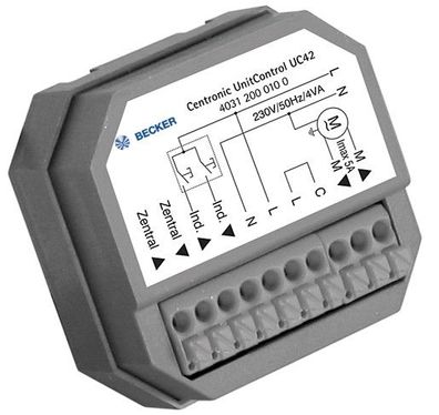 Becker - Centronic UnitControl UC42, Einzel- und Gruppensteuergerät