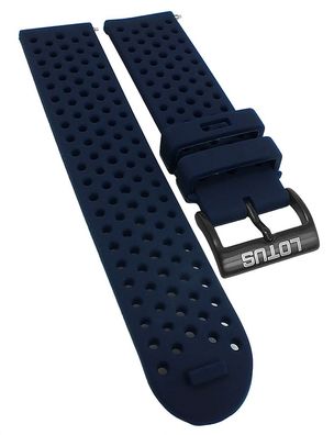 Lotus Uhrenarmband 22mm Lochmuster blau gleichlaufend 50013 50013 /5