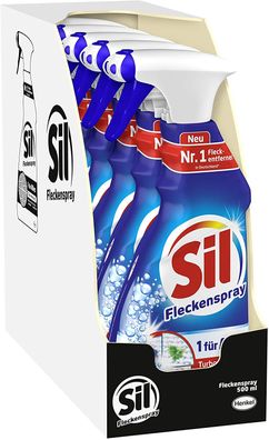 Sil 1 für Alles Fleckenspray Fleckentferner Reiniger 5x500 ml Reinigungsmittel