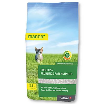 Manna Progress Frühlingsrasendünger 2,5 kg Profidünger Rasendünger Startdünger
