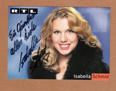 Isabella Schmid (deutsche Schauspielerin ) - persönlich signiert