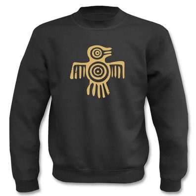 Pullover l AZTEC BIRD II Indianer Zeichen Sign Kultur Zivilisation Maya I Sweatshirt