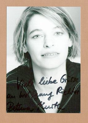 Bettina Kurth (deutsche Schauspielerin ) - persönlich signiert