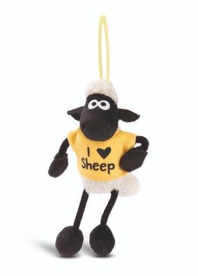 NICI Shaun das Schaf Plüschanhänger mit Botschaft "I ? Sheep" Neuware