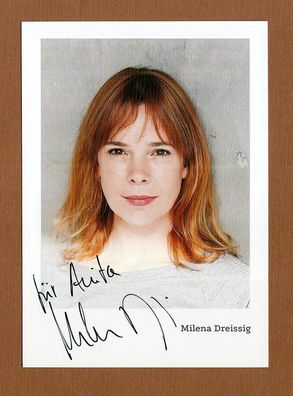 Milena Dreissig (deutsche Schauspielerin ) - persönlich signiert