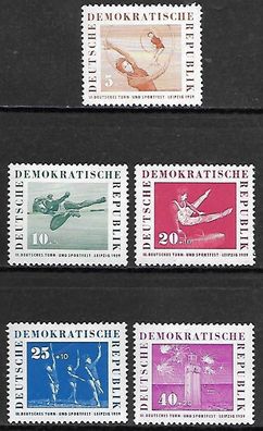 DDR postfrisch Michel-Nummer 707-711