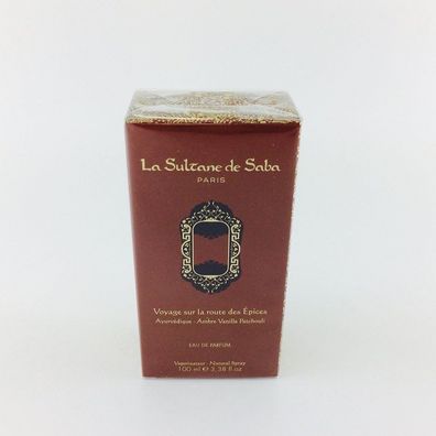 La Sultane de Saba Amber Vanilla Patchouli Eau de Parfum 100ml