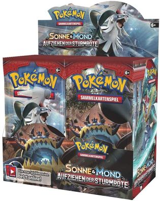 Pokemon Sonne & Mond "Aufziehen der Sturmröte" Booster 36er Display sealed box