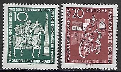DDR postfrisch Michel-Nummer 735-736