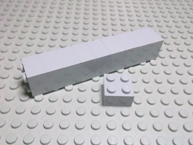 Lego 10 Basicsteine 2x2 neuhellgrau 3003 Set 8018 8813 7774 4955