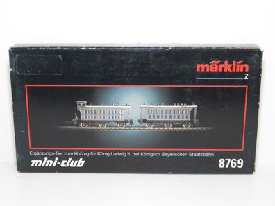 Märklin mini-club 8769 - Ergänzungs-Set zum Hofzug König Ludwig II. - Spur Z - OVP