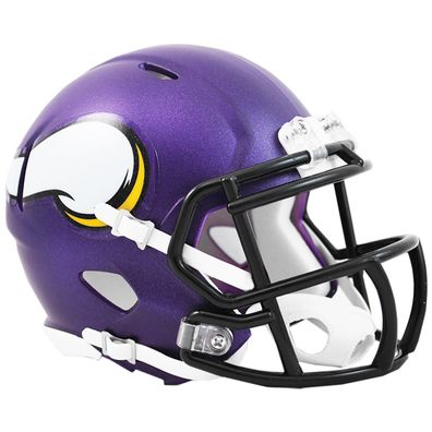 NFL Mini Helm Minnesota Vikings Speed Riddell Footballhelm 095855991450