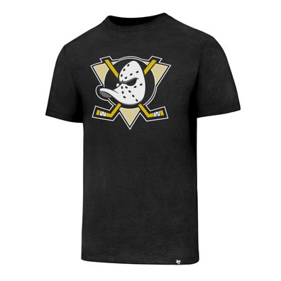 NHL T-Shirt Anaheim Mighty Ducks Club schwarz 47 Brand Eishockey Logo M