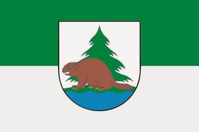 Fahne Flagge Bad Bibra (historisches Wappen) Premiumqualität