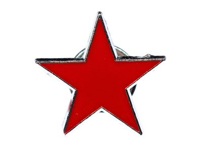 Stern Brosche Pin Miniblings Anstecknadel Star Emaille emailliert Che Kuba rot