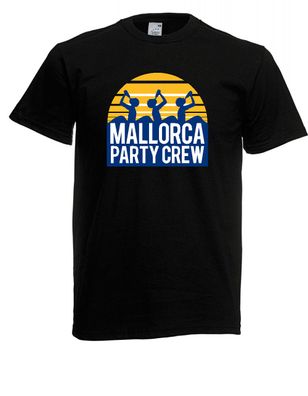 Herren T-Shirt l Mallorca Party Crew l Größe bis 5XL