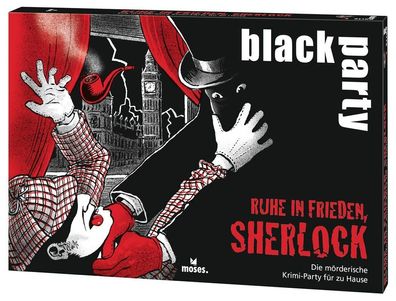 Black Party - Ruhe in Frieden, Sherlock Krimi-Party Spiel