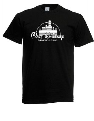 Herren T-Shirt l Malt Whiskey Drinking Studio l Größe bis 5XL