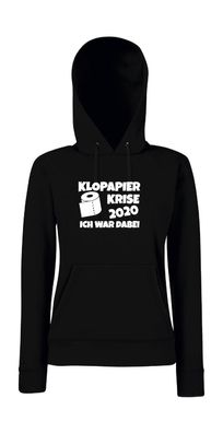 Klopapier Krise 2020 - Ich war dabei l Girlie Kapuzenpullover