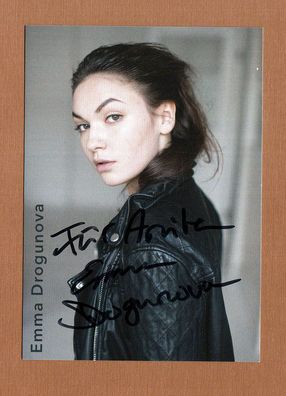 Emma Drogunova (deutsche Schauspielerin ) - persönlich signiert