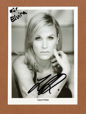Laura Preiss (deutsche Schauspielerin ) - persönlich signiert