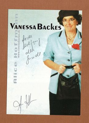 Vanessa Backes (deutsche Schauspielerin ) - persönlich signiert