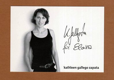 Kathleen gallego Zapata (deutsche Schauspielerin ) - persönlich signiert
