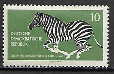DDR postfrisch Michel-Nummer 825 mit Falz