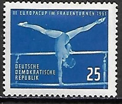 DDR postfrisch Michel-Nummer 832 mit Falz